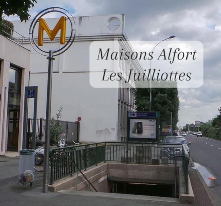 Escale-Marne Fr - 202 - Free Parking - Free Luggage Storage - All Equipped - Linen Included - Washing Machine - 10Mn Walk Metro 8 - Rer A - Panoramic View - From 1 To 14 Guests Майсонс-Алфорт Екстериор снимка