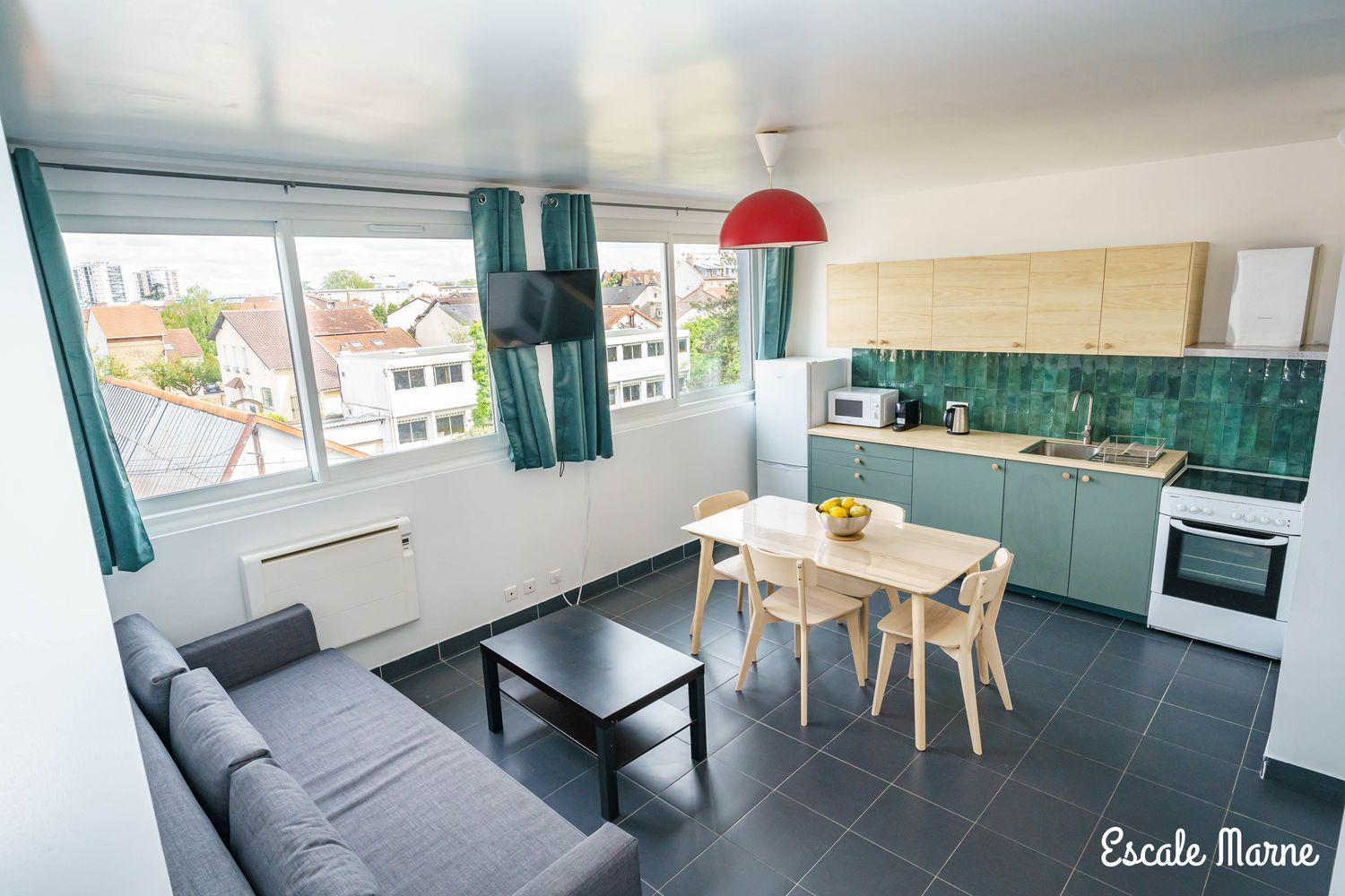 Escale-Marne Fr - 202 - Free Parking - Free Luggage Storage - All Equipped - Linen Included - Washing Machine - 10Mn Walk Metro 8 - Rer A - Panoramic View - From 1 To 14 Guests Майсонс-Алфорт Екстериор снимка