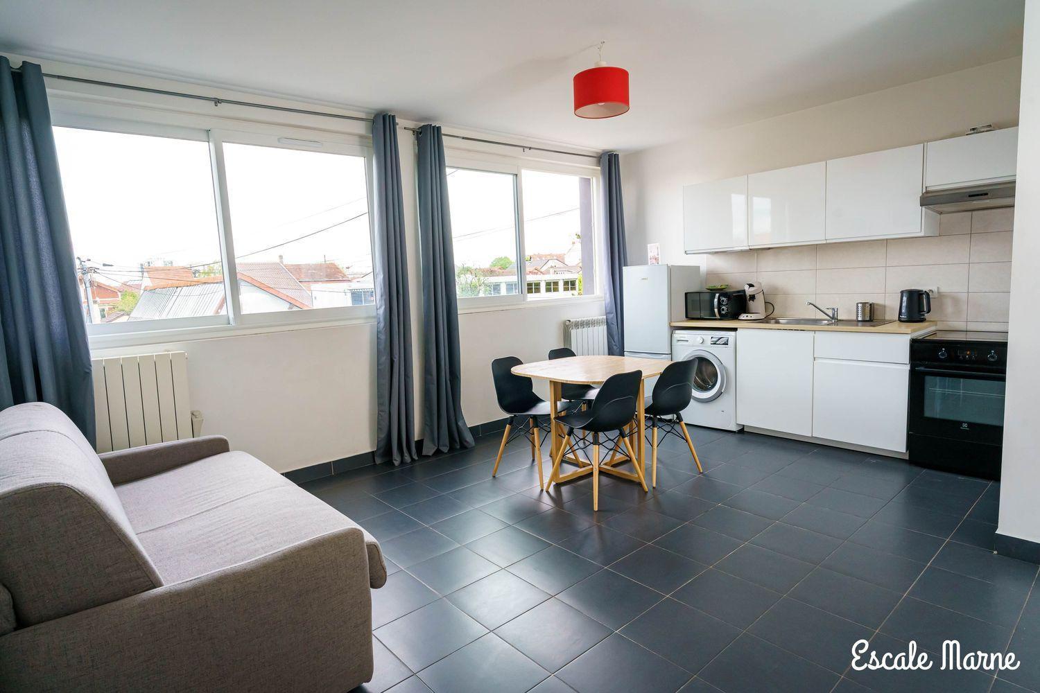 Escale-Marne Fr - 202 - Free Parking - Free Luggage Storage - All Equipped - Linen Included - Washing Machine - 10Mn Walk Metro 8 - Rer A - Panoramic View - From 1 To 14 Guests Майсонс-Алфорт Стая снимка