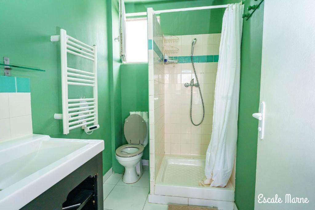 Escale-Marne Fr - 202 - Free Parking - Free Luggage Storage - All Equipped - Linen Included - Washing Machine - 10Mn Walk Metro 8 - Rer A - Panoramic View - From 1 To 14 Guests Майсонс-Алфорт Екстериор снимка